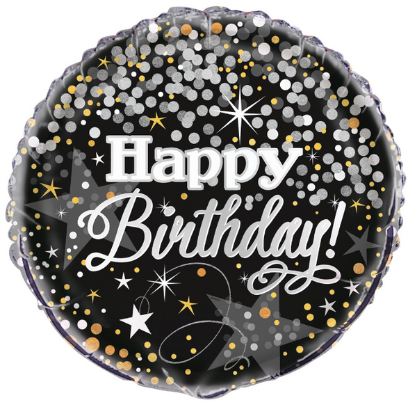 Happy Birthday 45cm Helium Foil Balloons