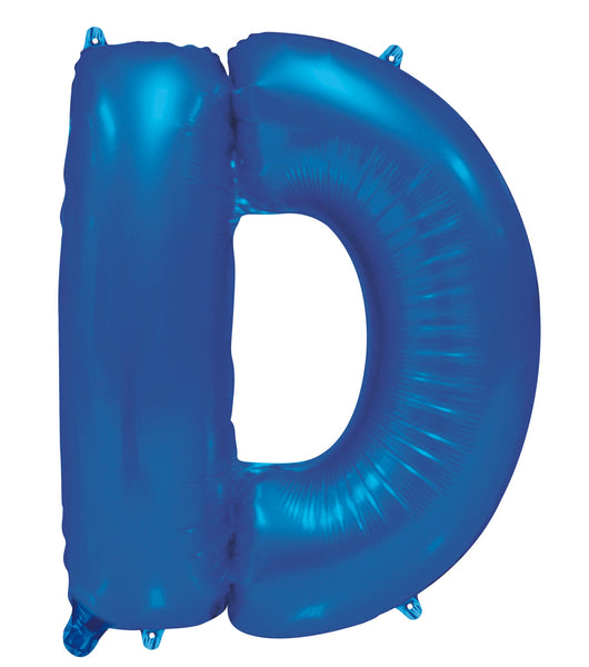 Giant Blue 86cm Helium Balloon Letters & Numbers